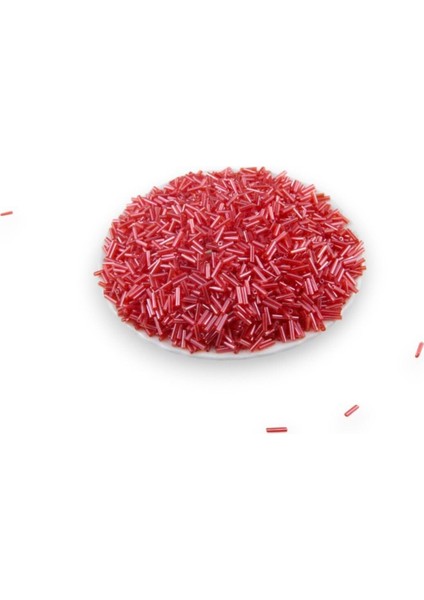 Nar Çiçeği Boru Boncuk 100 gr