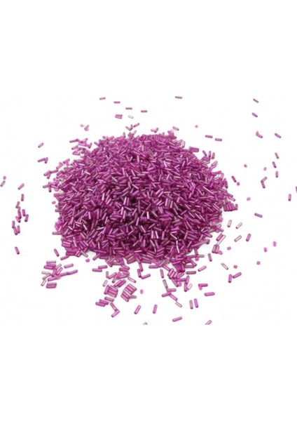 Kristal Boyalı Fuşya Boru Boncuk 80 gr fiyatları