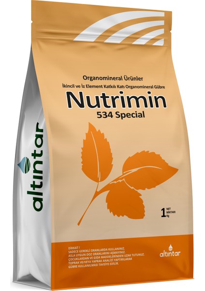 Nutrimin 534 Special 1 kg Glisin Şelatlı Mikroelement Içeren Gübre