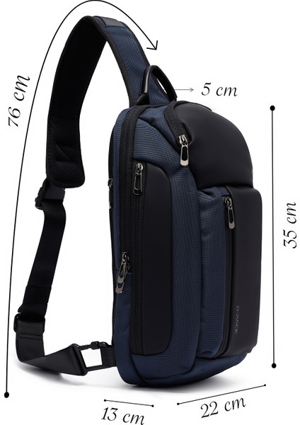 D-Pack Erkek Lacivert Çapraz Çanta 25SBD30316F