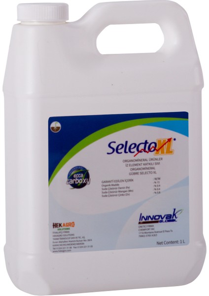 Selecto Xl 1 Lt Iz Element Katkılı Sıvı Organomineral Gübre