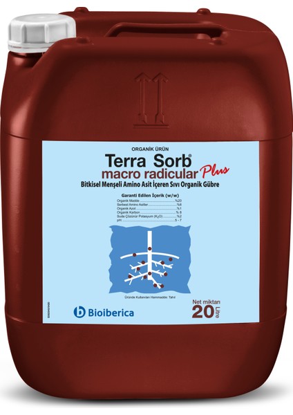 Terra-Sorb Macro Radicular Plus 20 Lt Topraktan Uygulanan Doğal Kaynaklı Aminoasit