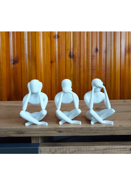 Görmedim Duymadım Bilmiyorum Biblo Dekoratif Obje