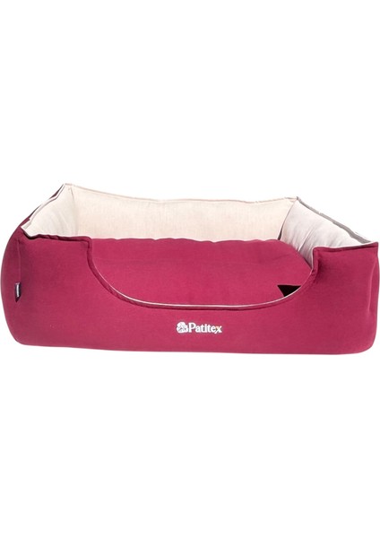 , Bordo-Krem,köpek Yatakları,kedi Yatakları,gabardin Kumaş,yıkanabilir,yastıklı fiyatları