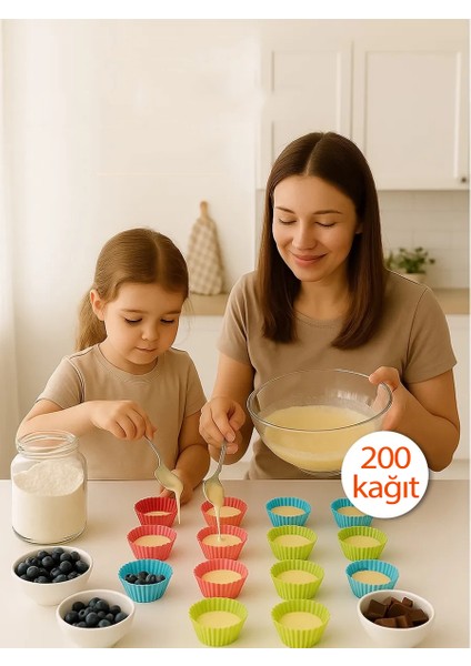 Muffin Kalıbı - Muffin Kağıdı - Muffin Kek Kalıbı 200 Adet 721874 modelleri