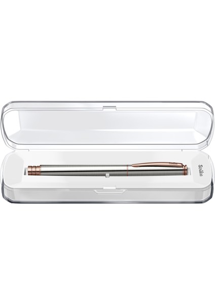 & WizDesign 64 Bronz Krom Roller, Kristal Kutu +Siyah Roller Yedek Refil