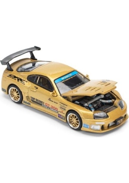 GT300 Supra Gold 1:64 Model Araba