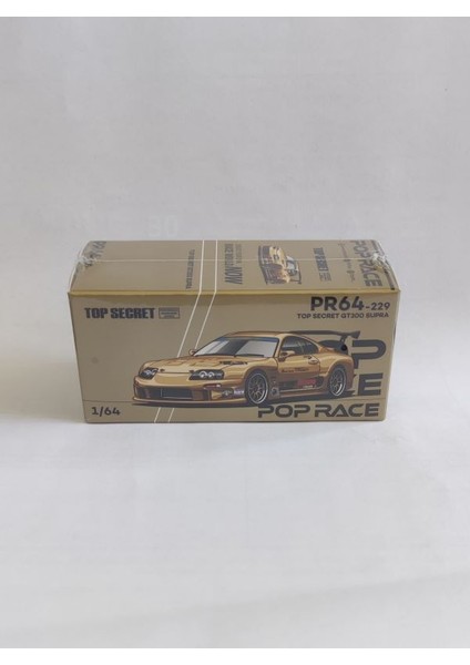 GT300 Supra Gold 1:64 Model Araba