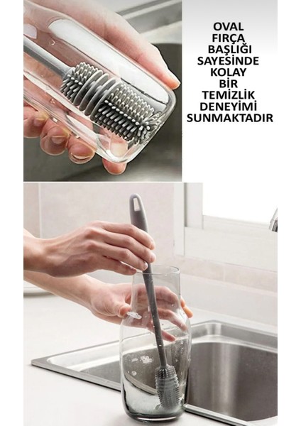Silikon Şişe Biberon Bardak Emzik Kavanoz Sürahi Suluk Matara Temizleme Fırçası fiyatları
