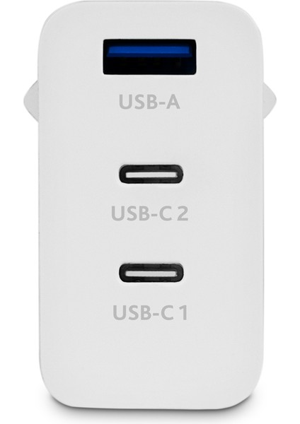 Smartcharger Trio Gan 65W Pd2 Usb-C+Usb-A Seyahat Hızlı Şarj Aleti
