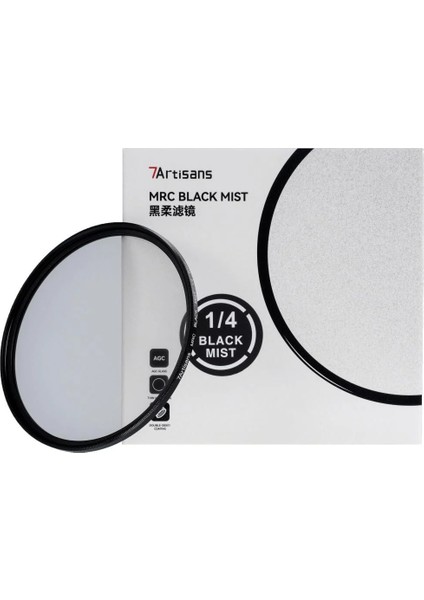 77MM 1/4 Black Mist Filtre