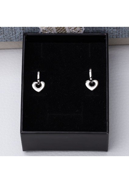 Kalp Model-3 925 Ayar Gümüş Kadın Küpe fırsatları