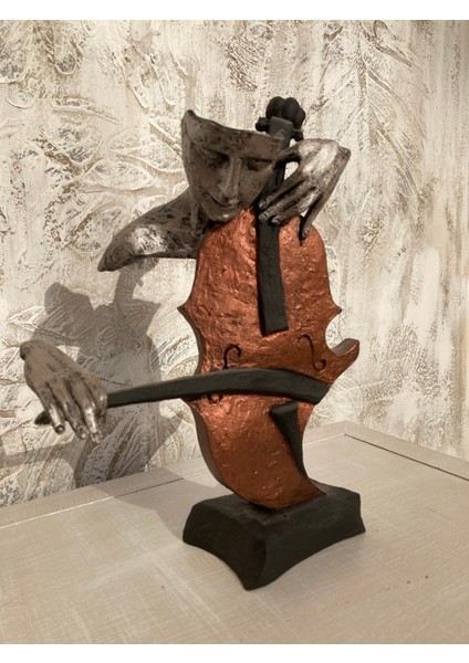 Çello Çalan Eller Biblo Müzik Dekoru fiyatları