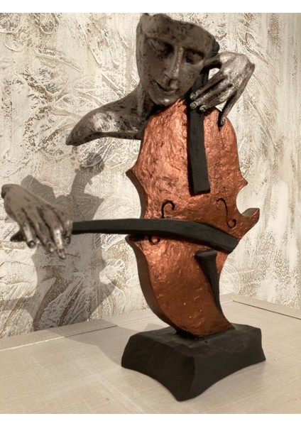 Çello Çalan Eller Biblo Müzik Dekoru fırsatları