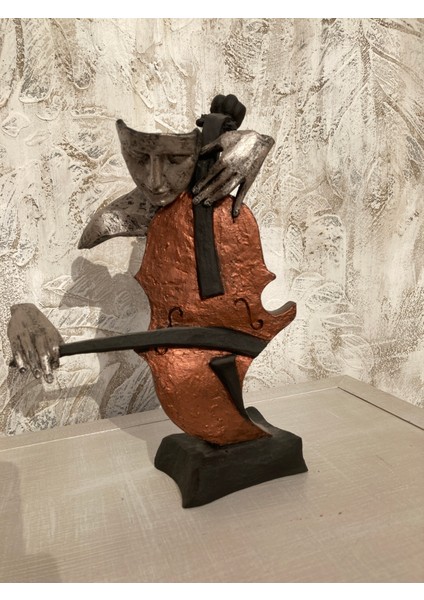 Çello Çalan Eller Biblo Müzik Dekoru