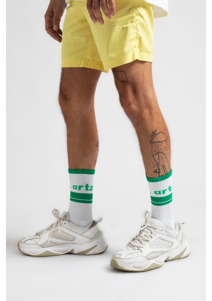 Retro Unisex Spor & Lifestyle Havlu Taban Çorap