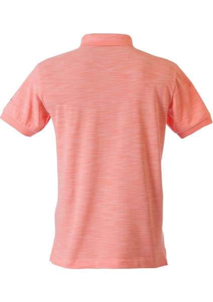 Polokoton %100 Pamuk Somon Beyaz Renk Polo Yaka Iki Renkli Özel Pike Cepli T-Shirt fiyatları