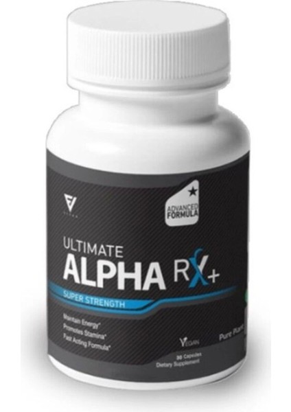 Alpha Rx+ Erkeklere Özel Performans Takviyesi 30 Lu
