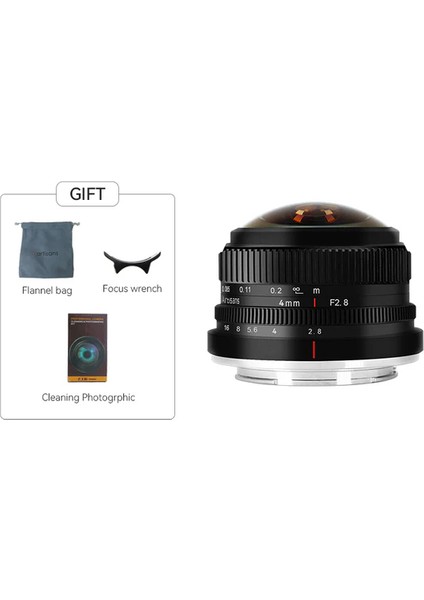 4mm F2.8 Mf Aps-C Lens (Sony E Mount)