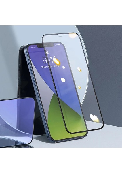 Baseus Iphone 12 Pro Max 6.7 0.3mm Full Anti Blue Light Tempered Cam Ekran Koruyucu - LKM3130-7042 modelleri
