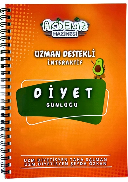 Interaktif Diyet Günlüğü, qr kodlu, anketli ,videolu