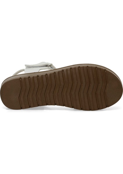 166929.Z5FX Beyaz Kadın Comfort Sandalet