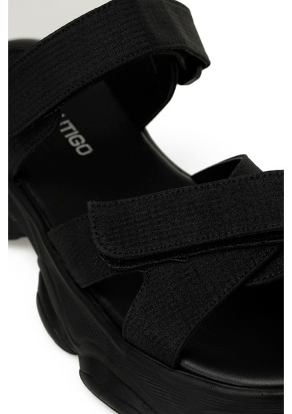 25S-600 5fx Siyah Kadın Spor Sandalet