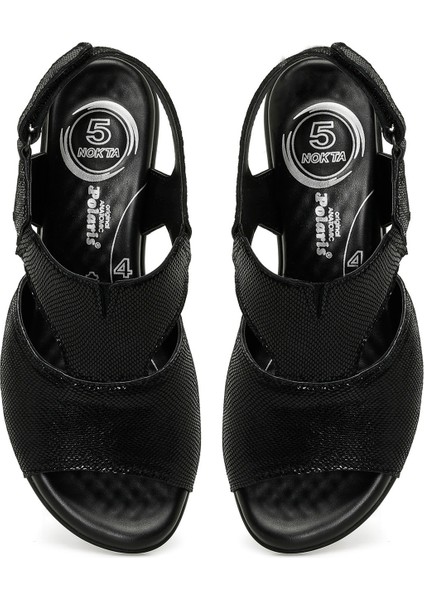 105498.Z5FX Siyah Kadın Comfort Sandalet