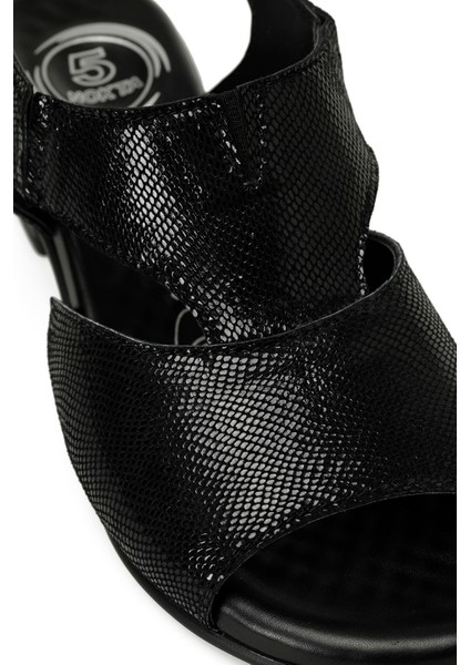 105498.Z5FX Siyah Kadın Comfort Sandalet