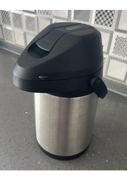 3l Hava Basınçlı Yalıtımlı Termos Paslanmaz Çelik Sıcak Su