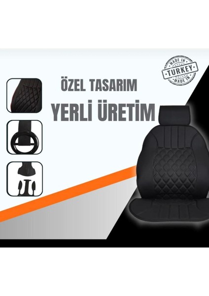 Ford C-Max Oto Siyah Ön Iki Koltuk Minderi