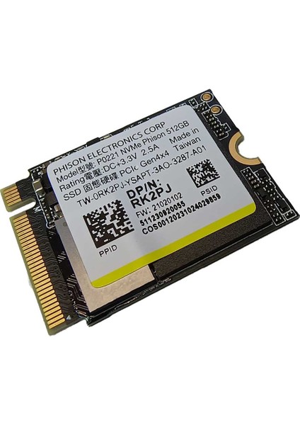 Phison P0221 512 GB SSD Nvme M.2 2230 SSD | RK2PJ