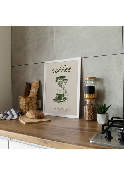 "love At First Sip" Poster Tablo (Çerçeveli) fiyatları