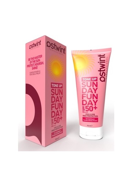 Tone-Up Pembe Güneş Kremi SPF50+ - Yüz & Vücut Koruma