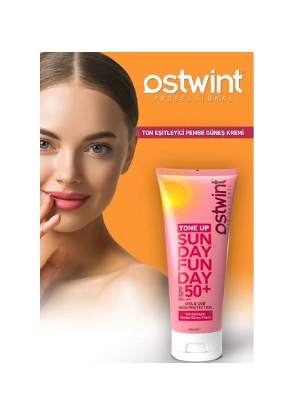 Tone-Up Pembe Güneş Kremi SPF50+ - Yüz & Vücut Koruma