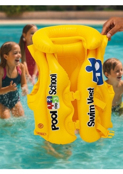 Mini Yüzücü Yeleği-Su Dostu Yelek-Neşeli Yüzme Koruyucusu (50CM)