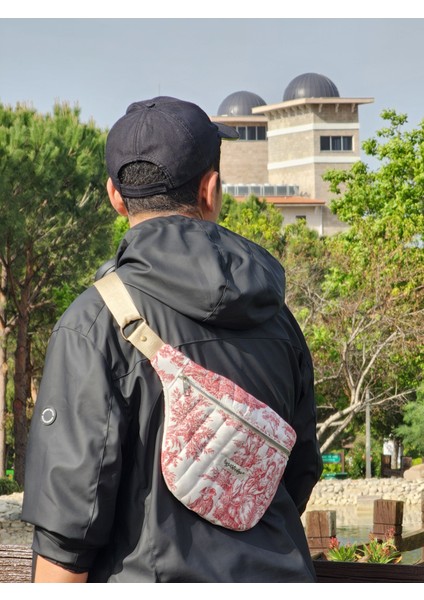 Unisex Bel Çantası - Nostaljik Desenli indirimleri