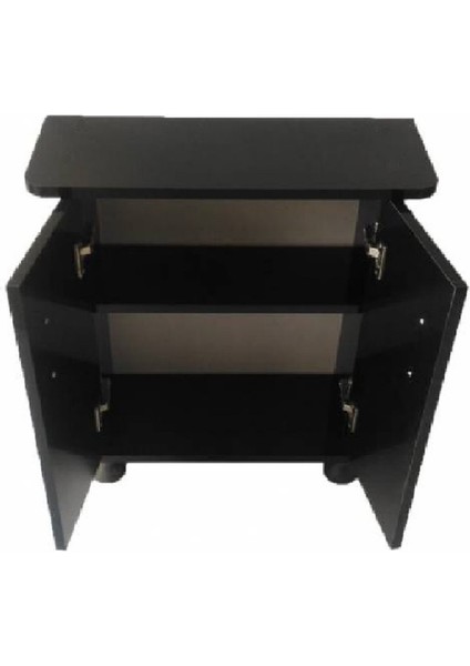 60 cm Mdf Ithal Akvaryum Siyah Sehpa 60X25X67XCM fiyatları