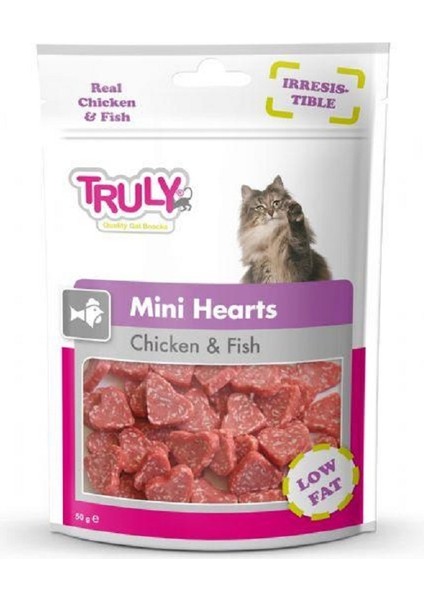 Cat Mını Hearts Chicken&fish 50 gr