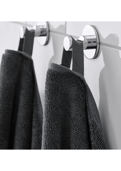 3 Adet Çizgili Havlu 30X30 cm 3'lü Set Askılı Banyo Havlusu Koyu Gri Renk El Yüz Havlusu %100 Pamuk fırsatları