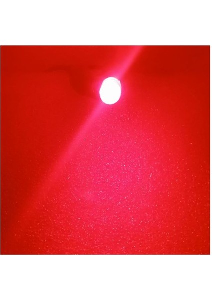 ( 5 x Adet ) 1 Set LED T10 Dipsiz Ampul 12V Dıamond Pıne Red (5W Dipsiz Ampul Elmas Cam Kırmızı)