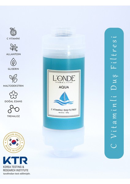 C Vitaminli Duş Filtresi Aqua