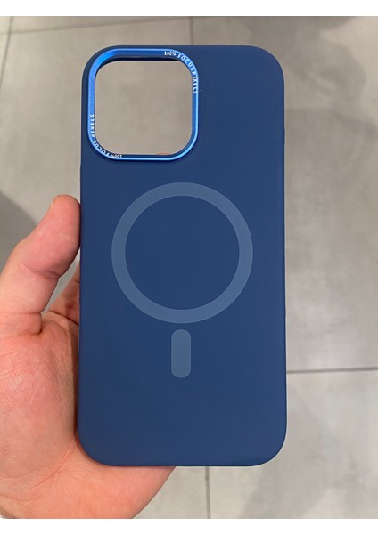 Iphone 16 Pro Max Uyumlu Magsafe Şarj Destekli Içi Kadife Silikon Kılıf