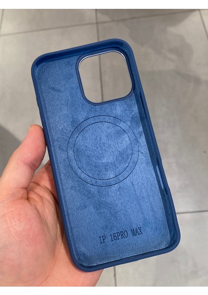 Iphone 16 Pro Max Uyumlu Magsafe Şarj Destekli Içi Kadife Silikon Kılıf fiyatları