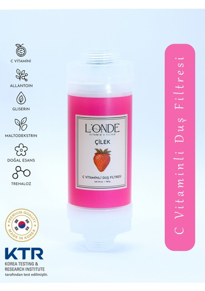 C Vitaminli Duş Filtresi Çilek