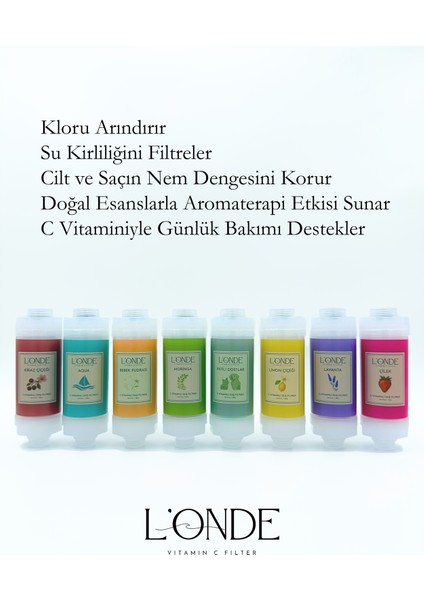 C Vitaminli Duş Filtresi Çilek