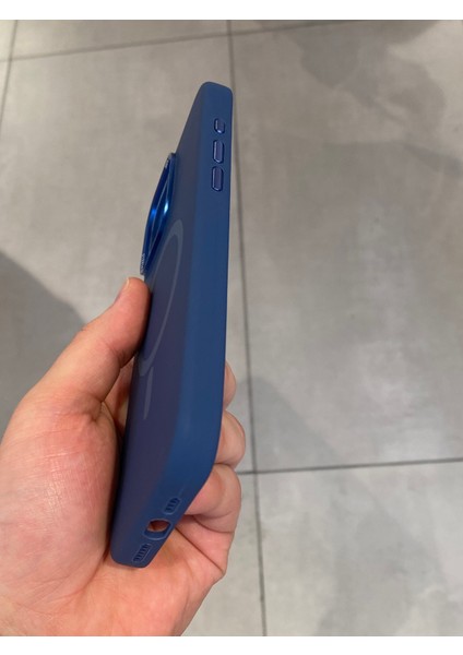 Iphone 13 ve 14 Uyumlu Magsafe Şarj Destekli Içi Kadife Silikon Kılıf fırsatları