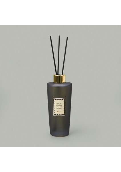 Deco Elegant Curves Çubuklu Oda Kokusu - Siyah - 200 ml