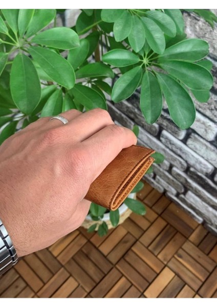 Hakiki Deri Antik Taba Mini Erkek Cüzdanı (T1587) modelleri