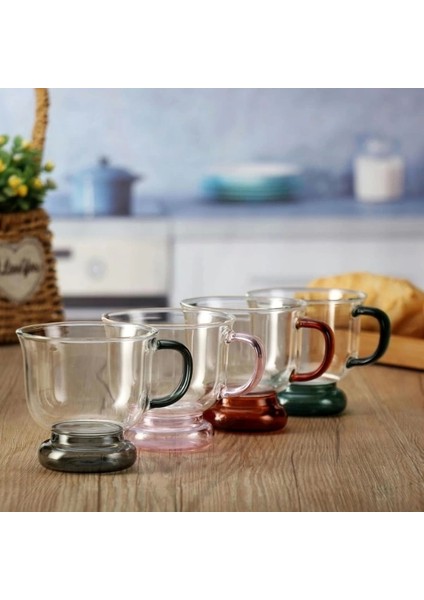 250 ml Renkli Cam Bardak